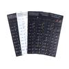 5 Pezzi Adesivi Tastiera Coreana Impermeabili Decalcomanie Tastiera in PVC per Decorazione Laptop PC Desktop Adesivi Universali