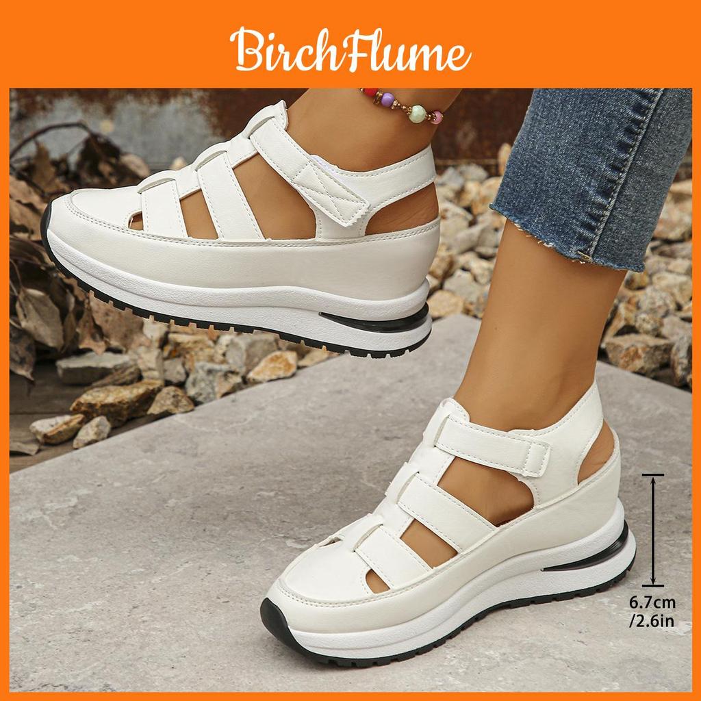 Casual Womens Summer Platform Sandals With Thick Rubber Sole For Comfortable Walks