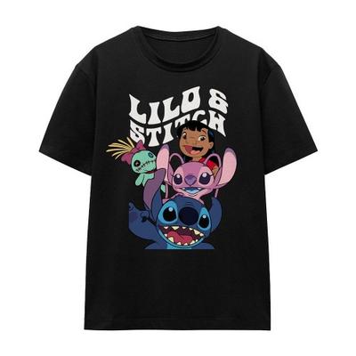 Lilo & Stitch Unisexové tričko s motivem montáže postavy pro dospělé