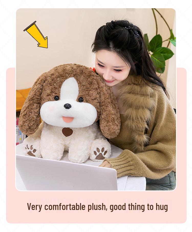 Adorable Milk-Scented Puppy Plush Toy - Realistic Small Dog Doll - Girls' Comfort Gift