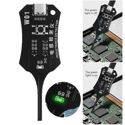W01 Motherboard Coil Tester Inductor Detector Tool for Phone Motherboard Repair Electromagnetic Induction Quick Fault Check
