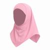 Ice Silk Hijab Scarf Solid Color Sun Protection Headscarf Simple Kids Hijab  Summer