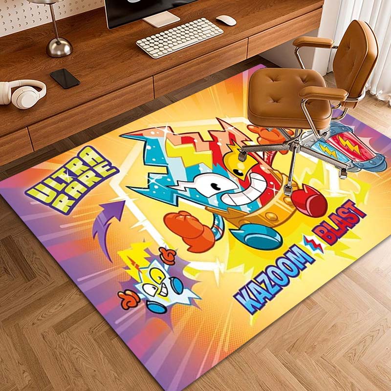 CustomizableCute cartoon super zings printed non-slip mat yoga mat door photography props kitchen mat area birthday gift