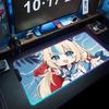 Sameko Saba Mouse Pad RGB Gaming Mousepad Big LED Pad PC Desk Mat Luminous Mouse Pad Large Keyboard Mats Table Rug With Backlit