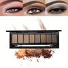 Cold-tuned Cement Gray Eyeshadow Palette Earth Brown Matte Eyeshadow Mashed Potato Pearly Sequins 8-color Students