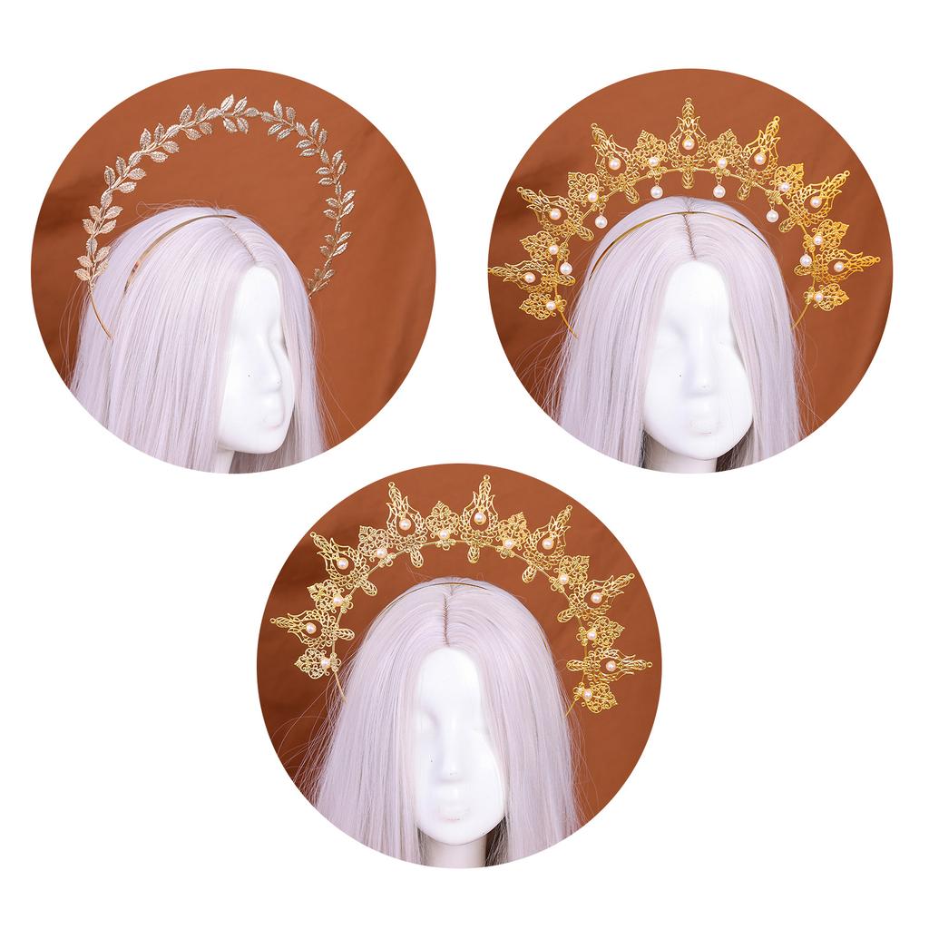 Antique Charm Metal Crowned Hairband For Women Comfortable Stylish Hairpiece For Weddings Event Daily Use