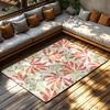 Elegant Floral Area Rug Vintage Persian Style Non Slip Doormat Home Decor Living Room Bedroom Floor Mat Cozy Carpet Design