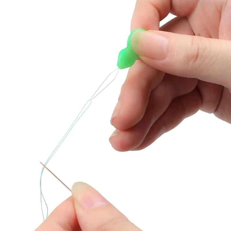 30Pcs Large Eye Sewing Needle Set With Metal Thimble Threader Portable Sewing Tool For Clothing Repair Home Travel Use