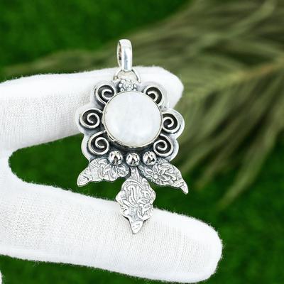 Freundschaftstag Angebot Regenbogenmondstein Edelstein Anhänger Schmuck Sterlingsilber