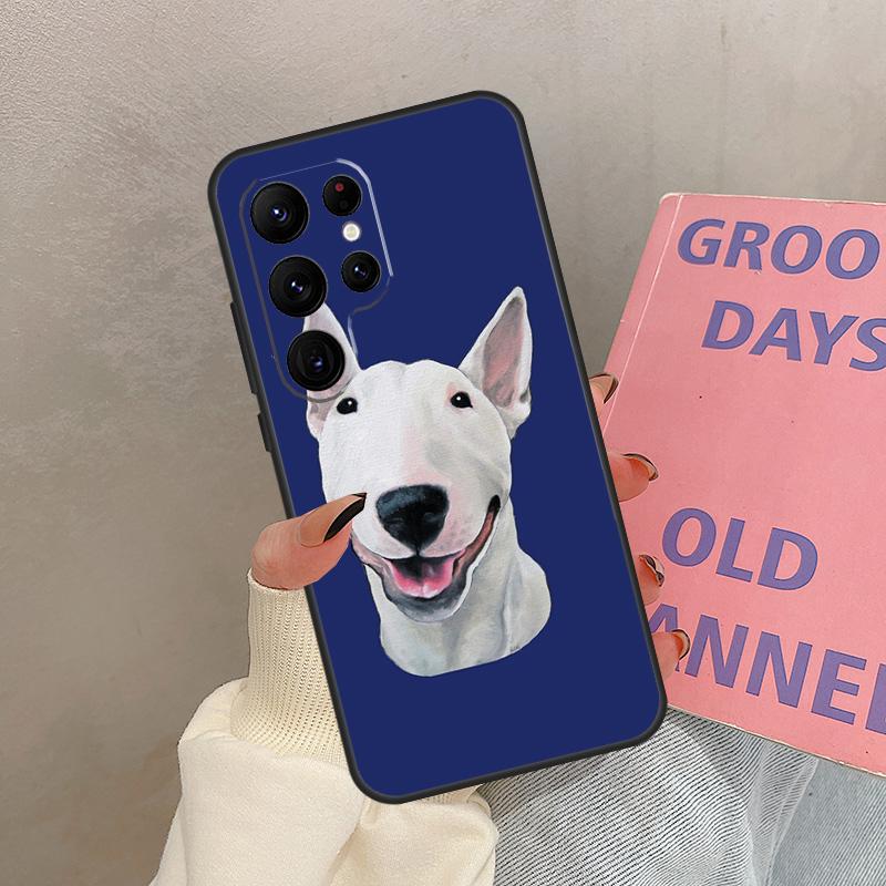 English Bull Terrier Dog Case For Samsung Galaxy S24 Ultra S20 S21 S22 S23 S25 Ultra S9 S10 Plus S25 FE Cover Coque