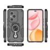 For Honor 400 Pro 5G (Global) Phone Case WANLONFENG PC TPU Back Cover Kickstand with Tempered Glass