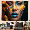 2D Flat - 2D Flat - 2D Flat Print 1pc Tapestry Color Splash Art Wall Hanging Decor Background Cloth Wall Decor, Wall Covering, for Living Room Bedroom