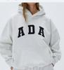 2026 Trendy Women's Casual Loose Fit Letter Hoodie with Long Sleeves – European & American Spring Fashion