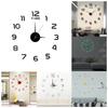 Sleek and Functional DIY Sticker Wall Clock for Modern Office Home Decor