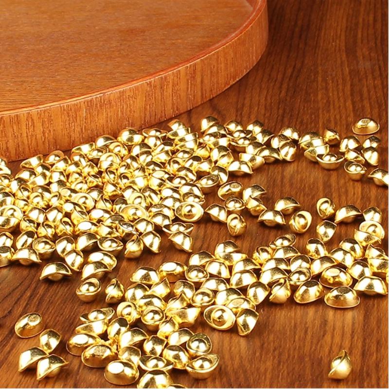 קרנוקופיה פליז מבורכת מושכת עושר מזל טוב כוח קסום קערות אוצר קישוט קטן שולחני עיצוב בית