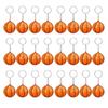 Trendy Basketball Keychains Stylish PU Sponge Pendant Keyrings Supplies for Party Favor and Sports Lovers Daily Use