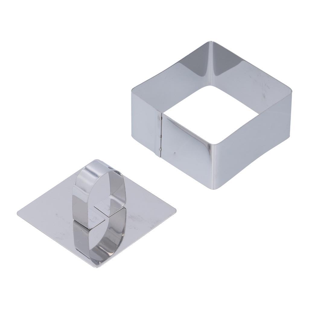 Cake Mousse Ring Mold Stainless Steel Dessert Rings Cake Cutter for Salads Pastries Baking