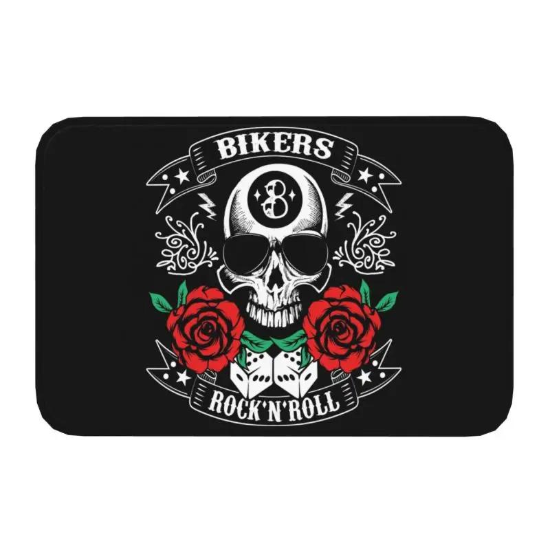 Heavy Metal Punk Rock Music Front Door Floor Entrance Mat Outdoor Punks Not Dead Kitchen Bath Doormat Balcony Carpet Rug 40x60cm