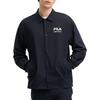 FILA Original 2025 Q1 Casual Versatile Knitted Long Sleeve Jacket Men jackets Black F11M519501FBK
