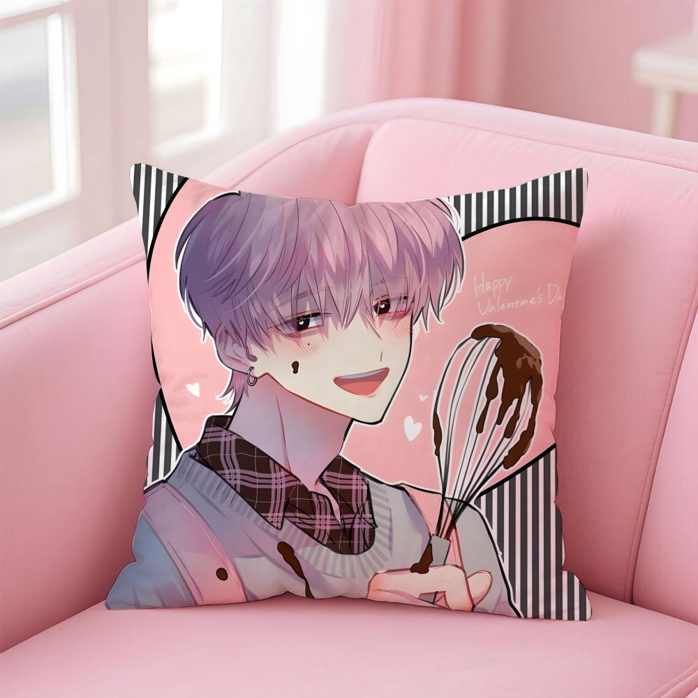 Tamon-Kun Ima Dotchi! Cushion Cover Comfortable Reversible Pillow Cover Ideal For Car Sofa Bedroom & Beyond