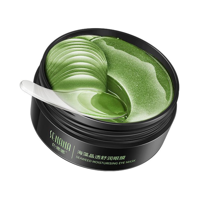 

Увлажняющая маска для глаз с коллагеновым гелем от темных кругов, отечности, увлажняющие гелевые подушечки под глазами из натуральных морских водорослей Антивозрастные маски для глаз Охлаждающие подушечки для глаз 60pcs
