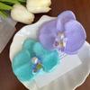 Bohemian Style Butterfly Orchid Hair Clip Sweet Women Side Clip Simple Orchid Flower Hairpin  Party