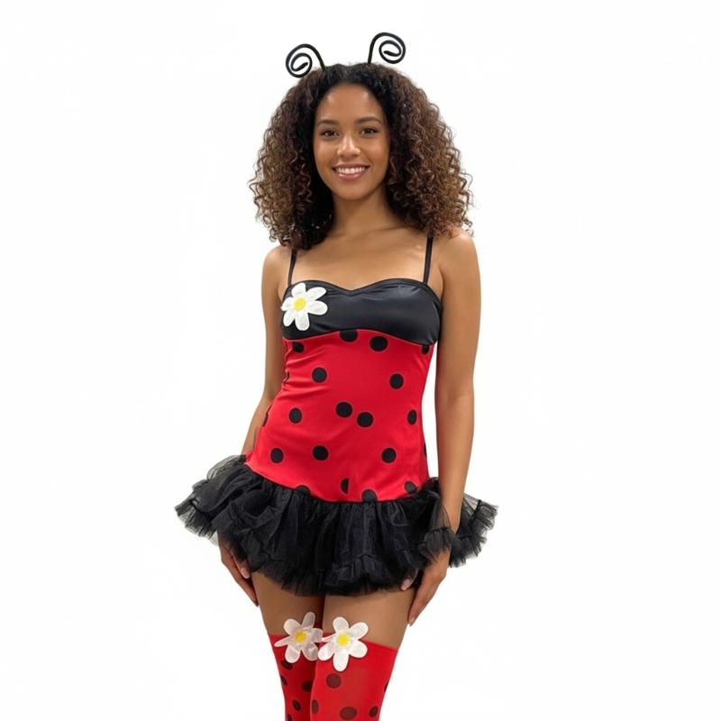 Bees Costume Accessories Set Bees Antenna Headband Tutus Dress Butterfly Wing Cosplay Halloween Costume for Adult Women