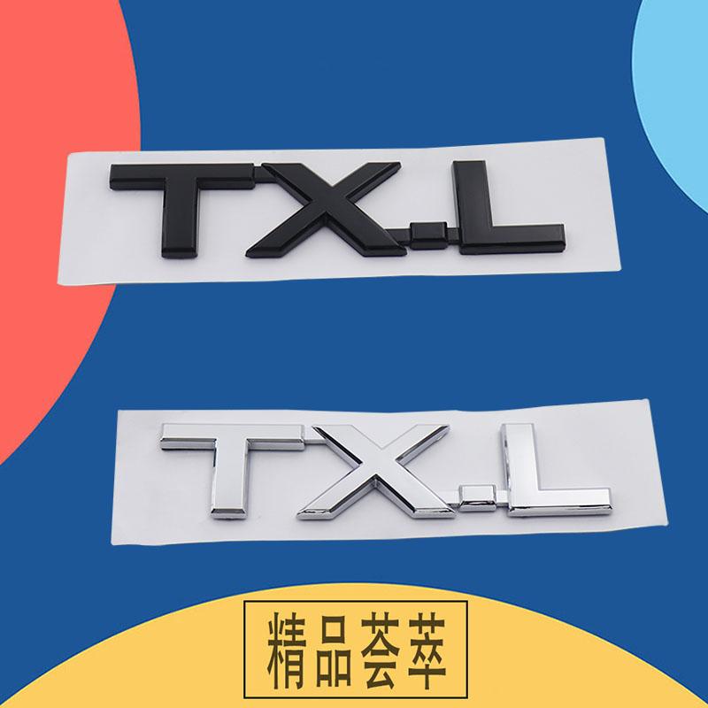 3D Premium ABS TX TX.L VX VX.L Aufkleber Heckstoßstange Plakette Auto Heckklappenemblem Zubehör Außendekoration