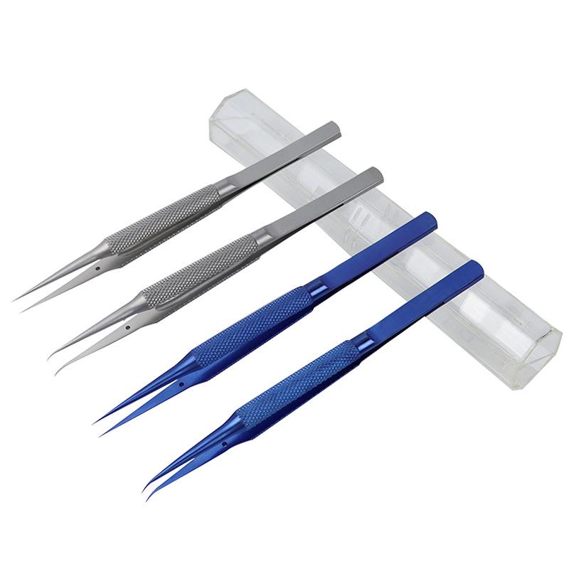 High-Precision Titanium Tweezers: Stainless Steel Repair Tool for Mobile Phone Electronics.