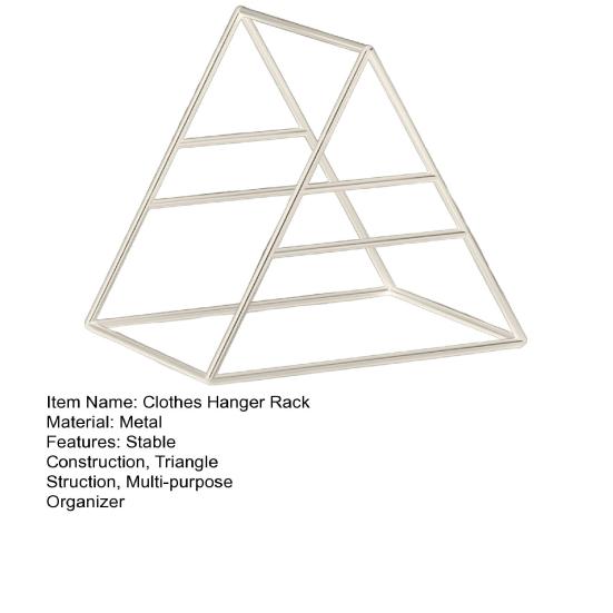 Hanger Organizer Triangle Structure No Installation Required Space Saving Stand