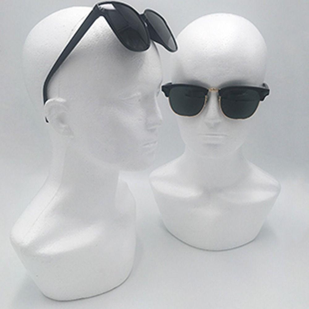 Craft Mannequin Head with Shoulder Mannequin Model Display Creative Male Head Model  Beginner