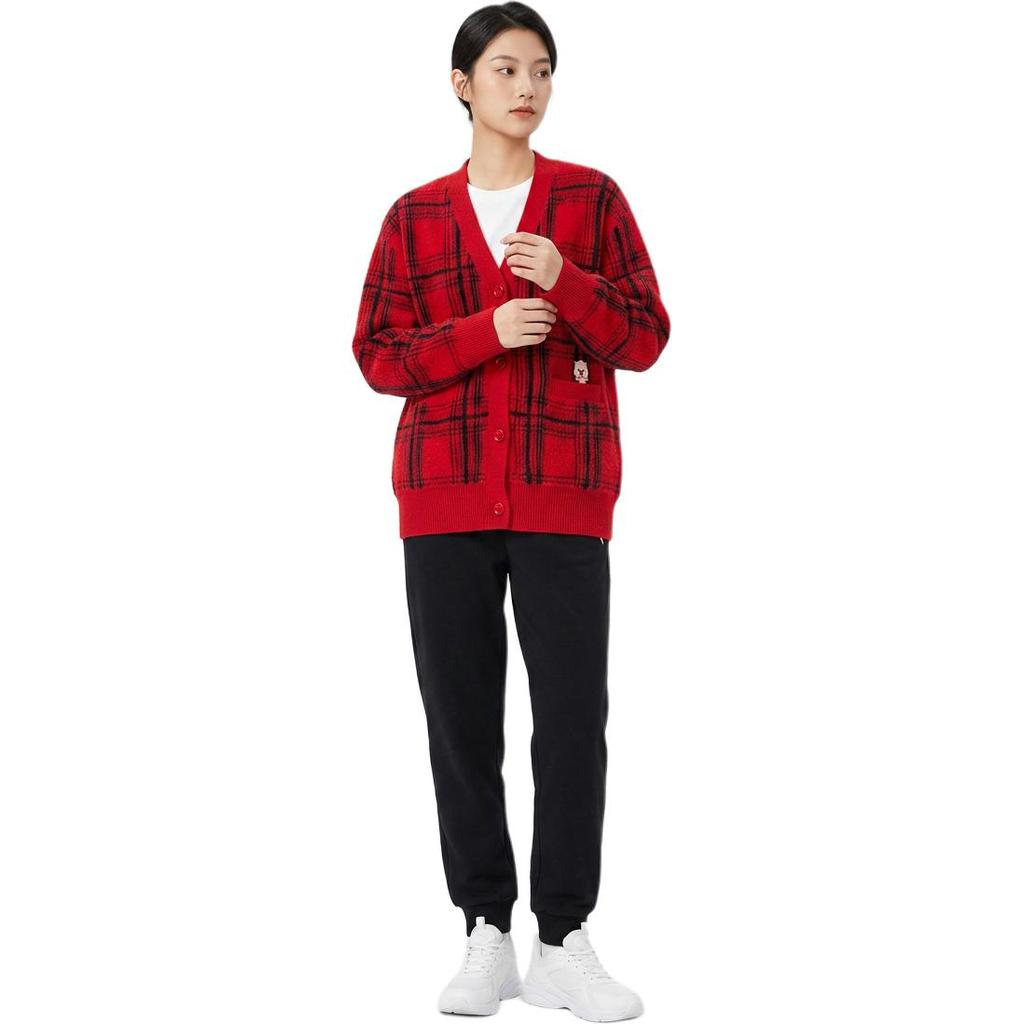 Anta Automne Collaboration Transfrontalière Mode Pull en Maille Hauts pour Femmes 962548706-1