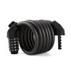 Five-Digit Cross-Border Anti-Theft Bicycle Lock with Thickened Steel Cable and Bracket