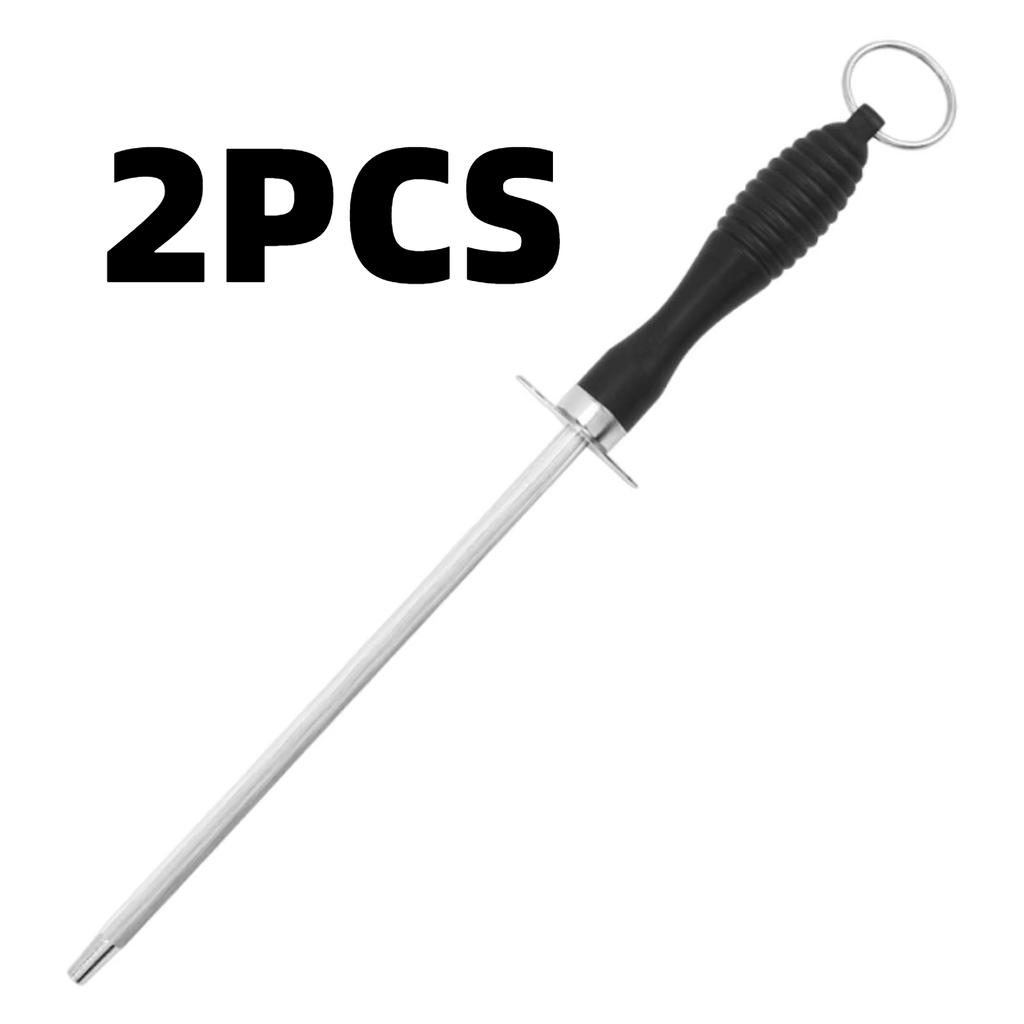 1PC Sharpener Rod Carbon Steel Knife Durable Easy-to-use with Non-Slip Handle Sharpening Blade Rod Knife Kitchen Tools