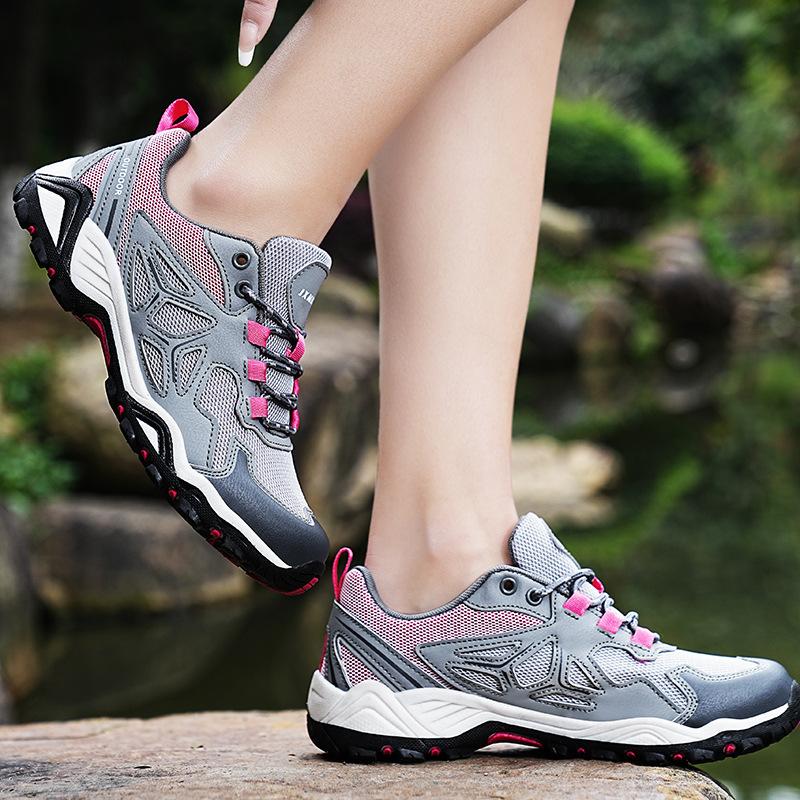 Foreign Trade New Spring and Summer Couple Outdoor Casual Hiking Shoes Women's Hiking Shoes Breathable Mesh Men's Sports
