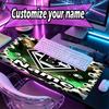 Custom Name Personalized Borussia Monchengladbach Pattern Mousepad, Laptop PC Desk Mat, Decorative Desk Mat for Home Keyboard Pad Gift