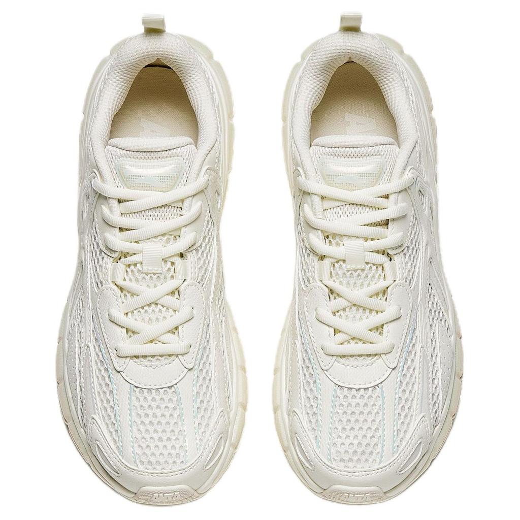 New Anta Breathable And Lightweight Low top Casual Shoes Women's Ivory White 122548801R-2