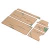 6PCS Acrylic Template DIY Wallet Pattern Handmade Making Mold Craft Tools Accessories for Card Bag