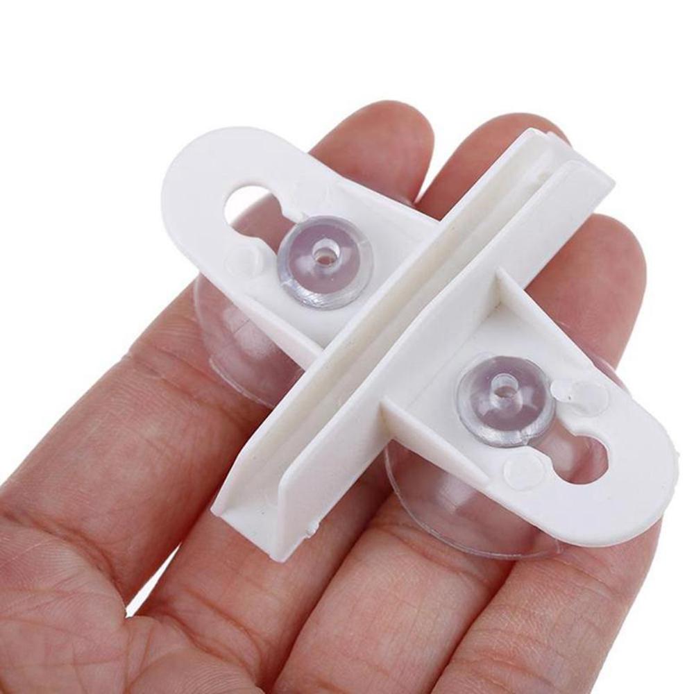 Black Divider Sheet Breeding Separation Suction Cup Partition Fish Tank Isolation Clip Glass Clamp