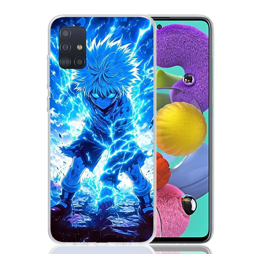 Huner X-Hunters Killua Phone Case For Samsung Galaxy A52 A32 A22 A12 A02S A50S A30S A51 A31 AA71 Note 20 Ultra 10 S10 Plus Galax
