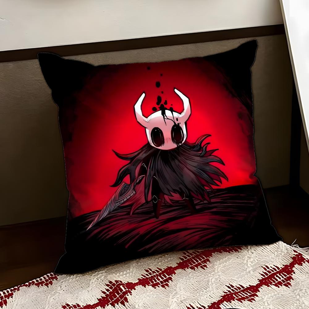 HHollow KnightS Cushion Cover Reversible Soft Durable Pillow Cover Home Car MultiScene Use for Daily Comfort