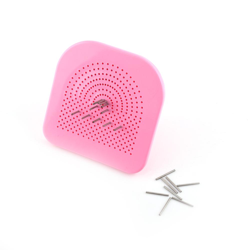 Outil de Quilling Kit de Loisirs Créatifs Quilling   Fournitures Plateau Rose Argenté avec 20 Aiguilles en Acier Inoxydable pour Décoration d'Emballage de Cartes   Projet Artistique