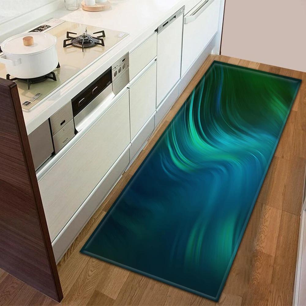 Oil Painting Graffiti Pattern Home Kitchen Floor Mat Door Front Decoration Floor Mat