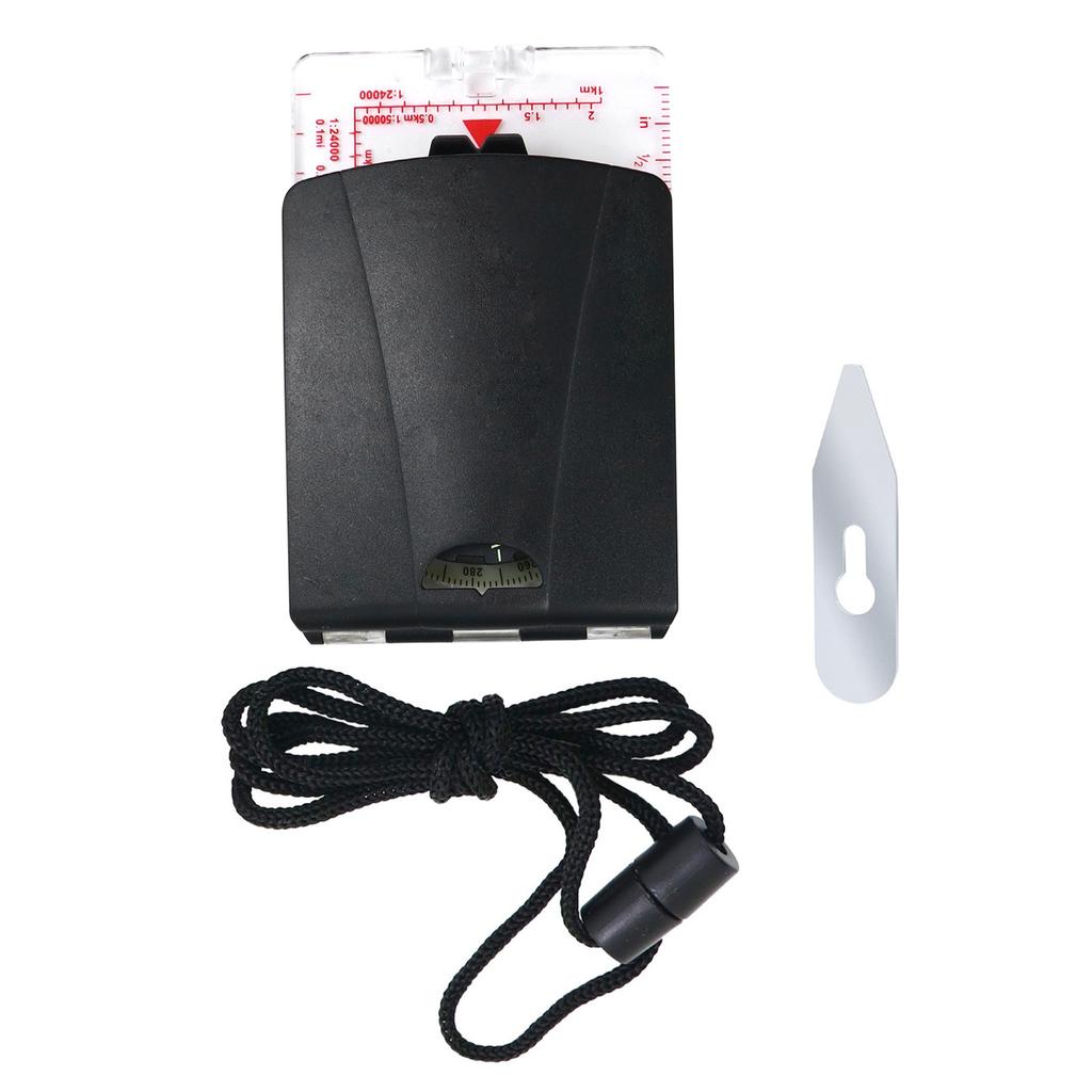 Outdoor Camping Orienteering Map Compasses Sighting Glass Compasses With Adjustable Declination and Neck Strap Easy Use