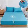 Safe Waterproof Mattress Cover Soft Comfortable Breathable Bed Cover with Elastic Band Fit Machine Washable Single Double Size