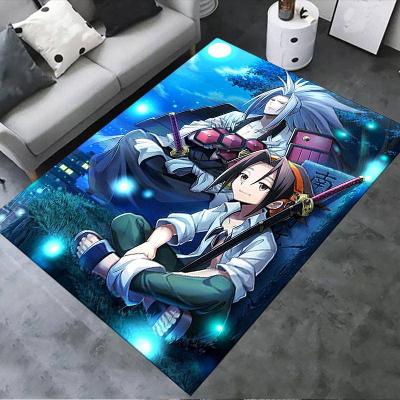 2025 New Shaman King Carpet Rug for Living Room Bedroom Home Sofa Decoration,Kids Play Non-slip Floor Mat154