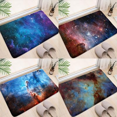 1 pz Galaxy Spazio Esterno Stelle cielo Tappetino da Cucina Morbido Tappetino da Cucina Addensato Impermeabile Antiscivolo Antiolio Tappetino da Pavimento Runner Rug
