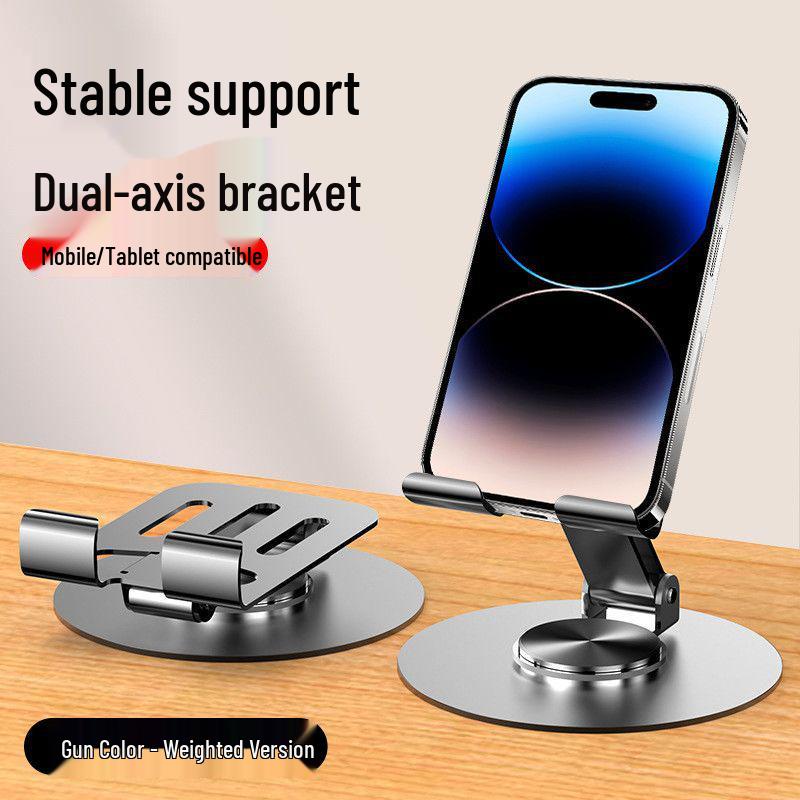 Adjustable 360° Rotating Desktop Stand for Phones & Tablets