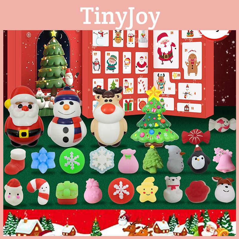 Soft Squishies For Kids 24days Xmas Fidget Toy For Toddlers