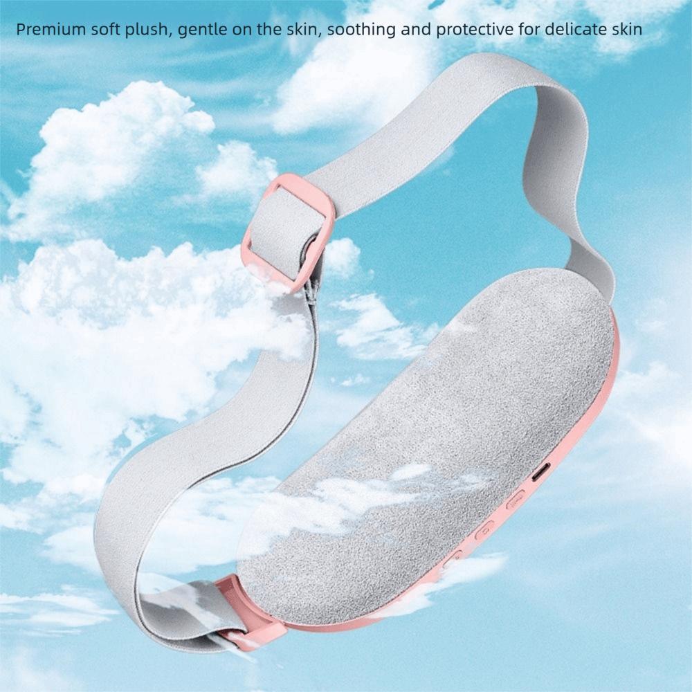 LED Display Electric Warm Waist Belt 4 Gear Massage Vibrating Abdominal Massager  Body Shaping